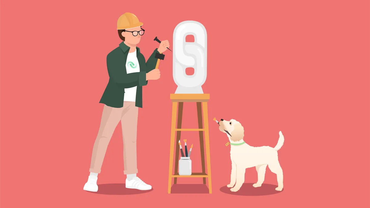 The Link Builder red